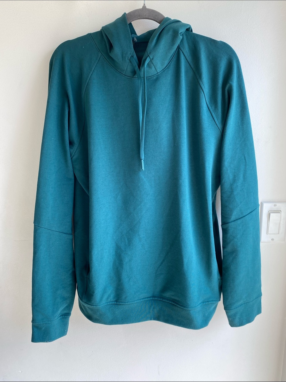 New w/o Tags Mens Lululemon Med Hoodie City Sweat Pullover Teal